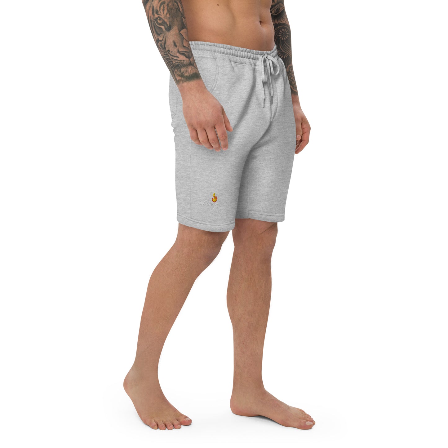 LEGENDARY EMBROIDERED SHORTS The men’s fleece shorts are soft, comfy,