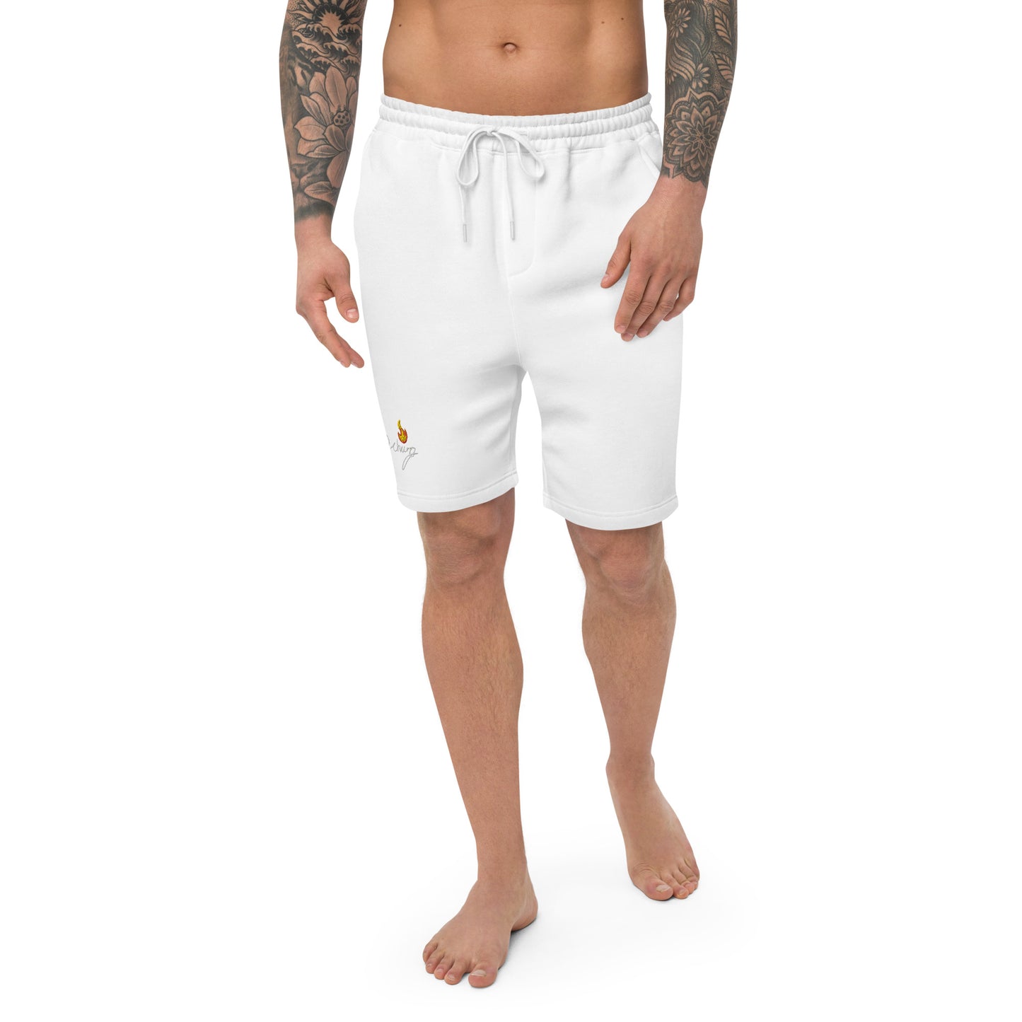 LEGENDARY EMBROIDERED SHORTS The men’s fleece shorts are soft, comfy,
