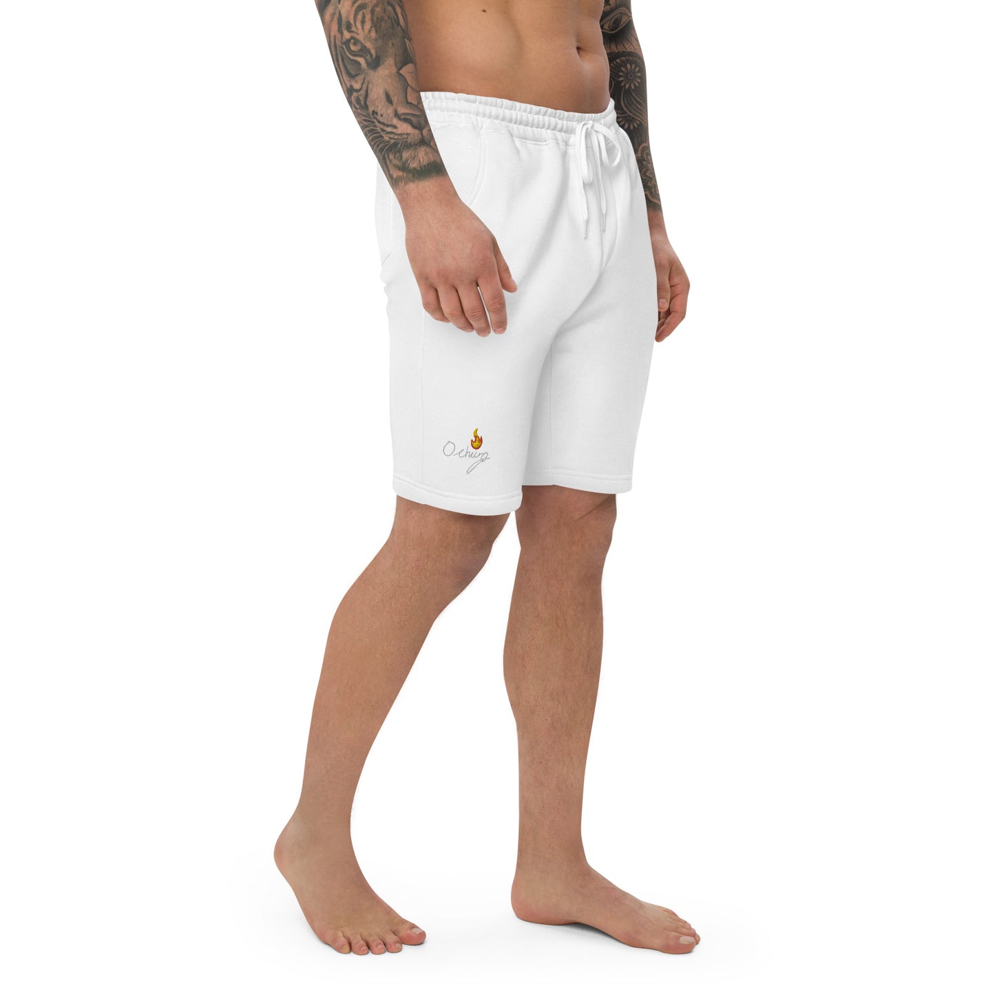 LEGENDARY EMBROIDERED SHORTS The men’s fleece shorts are soft, comfy,