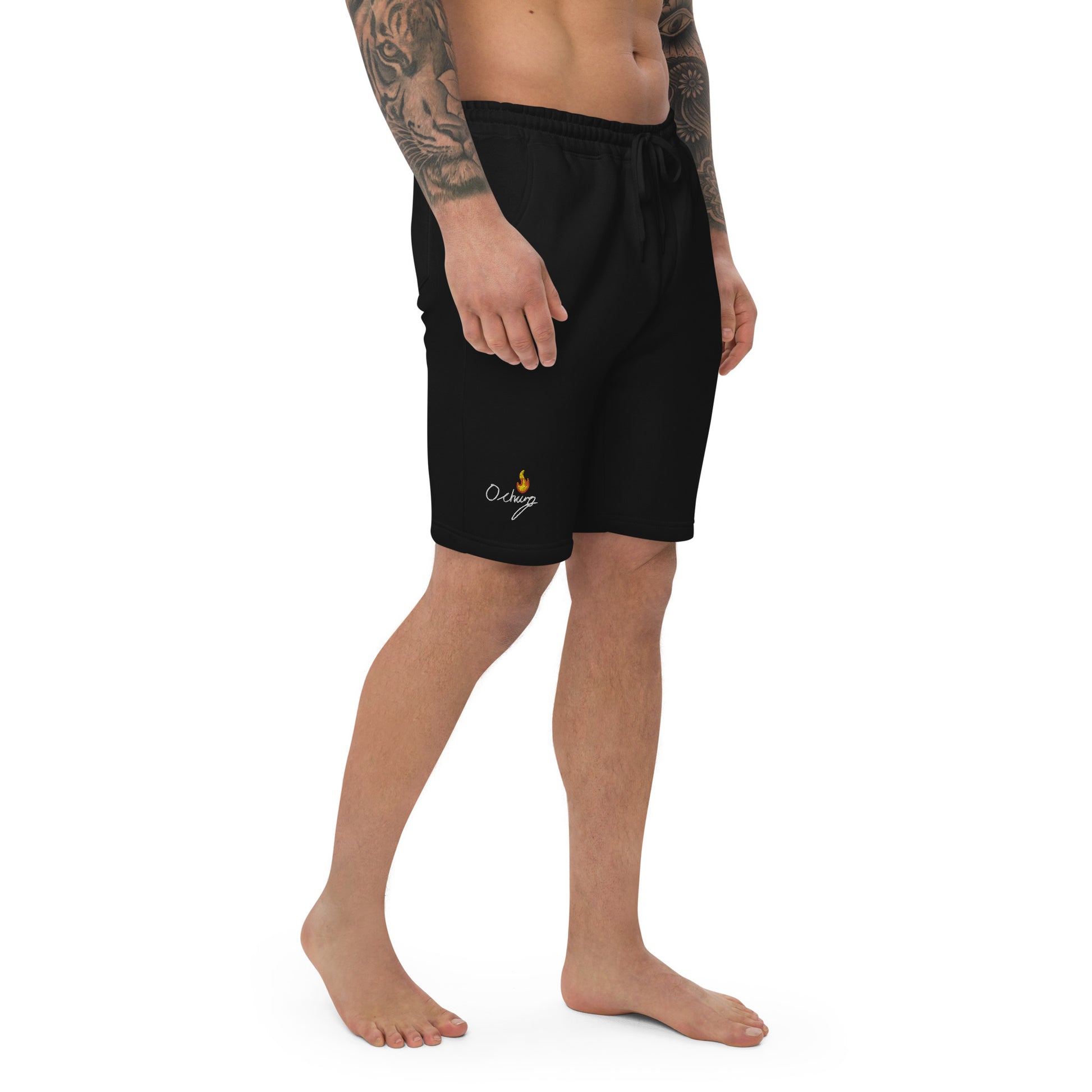 LEGENDARY EMBROIDERED SHORTS The men’s fleece shorts are soft, comfy, 